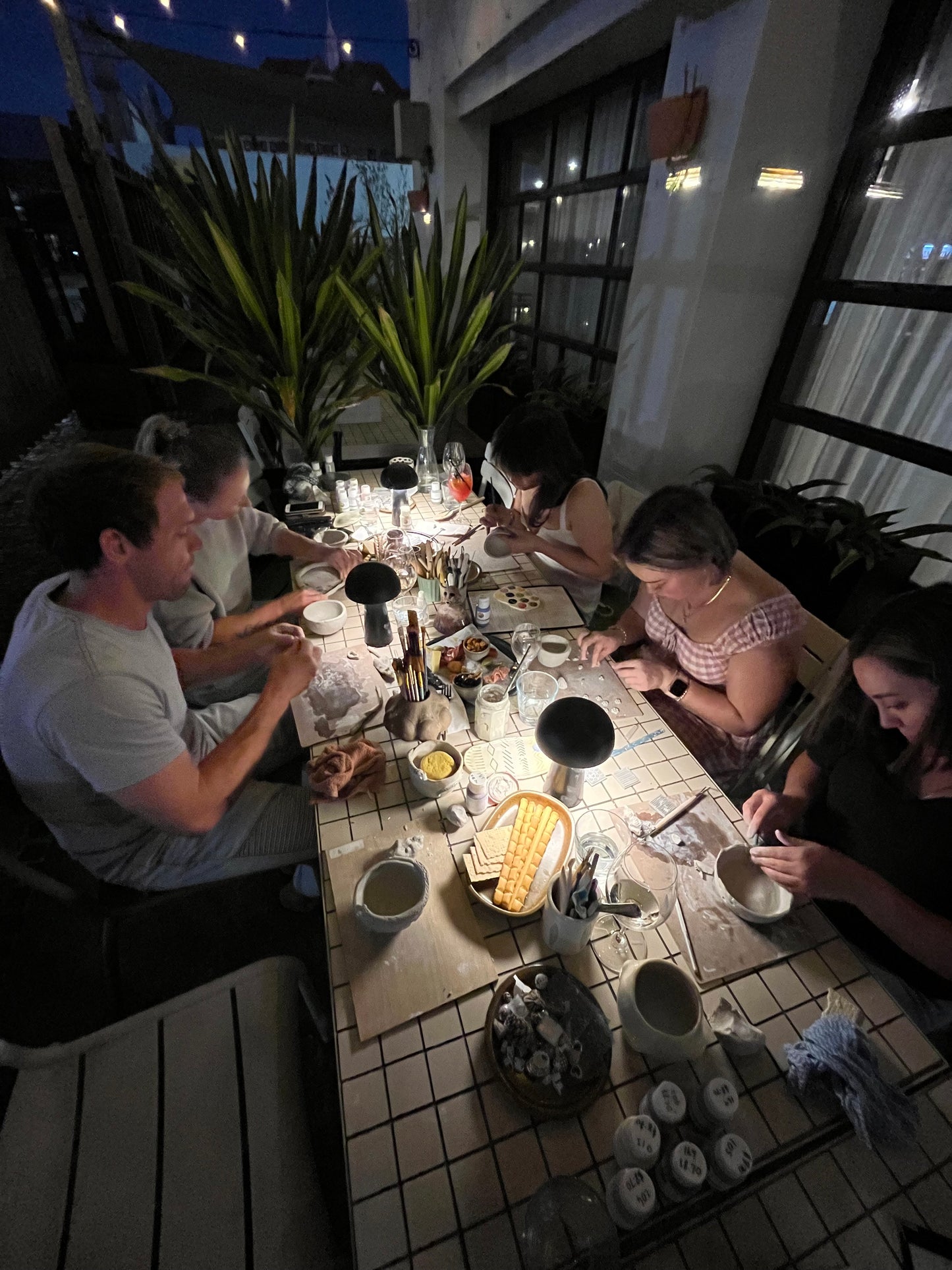 Pottery and Wine