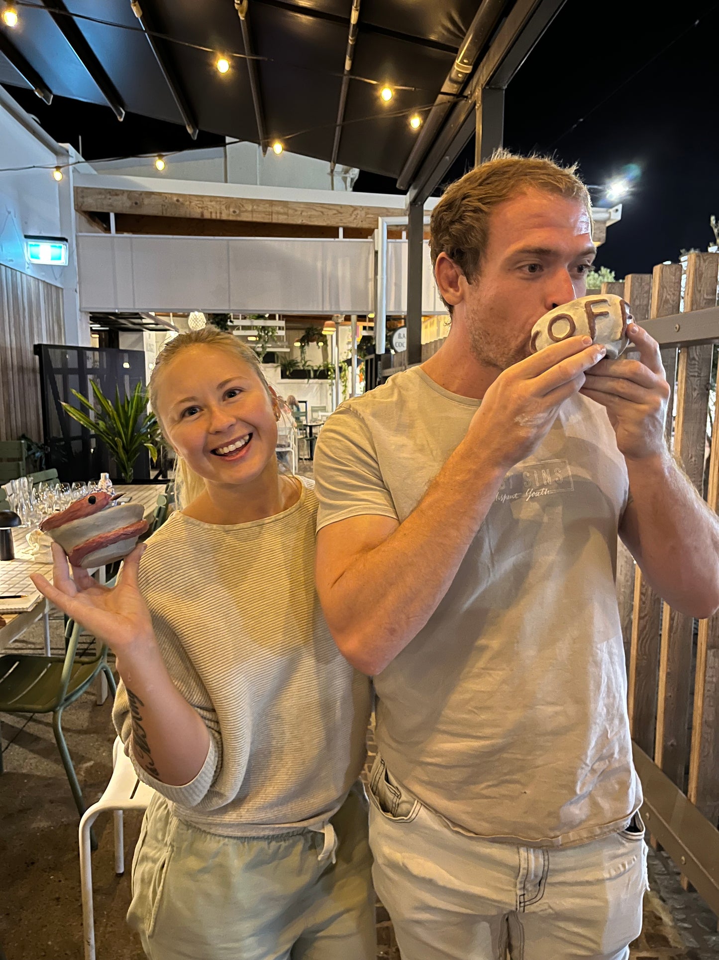 Pottery and Wine