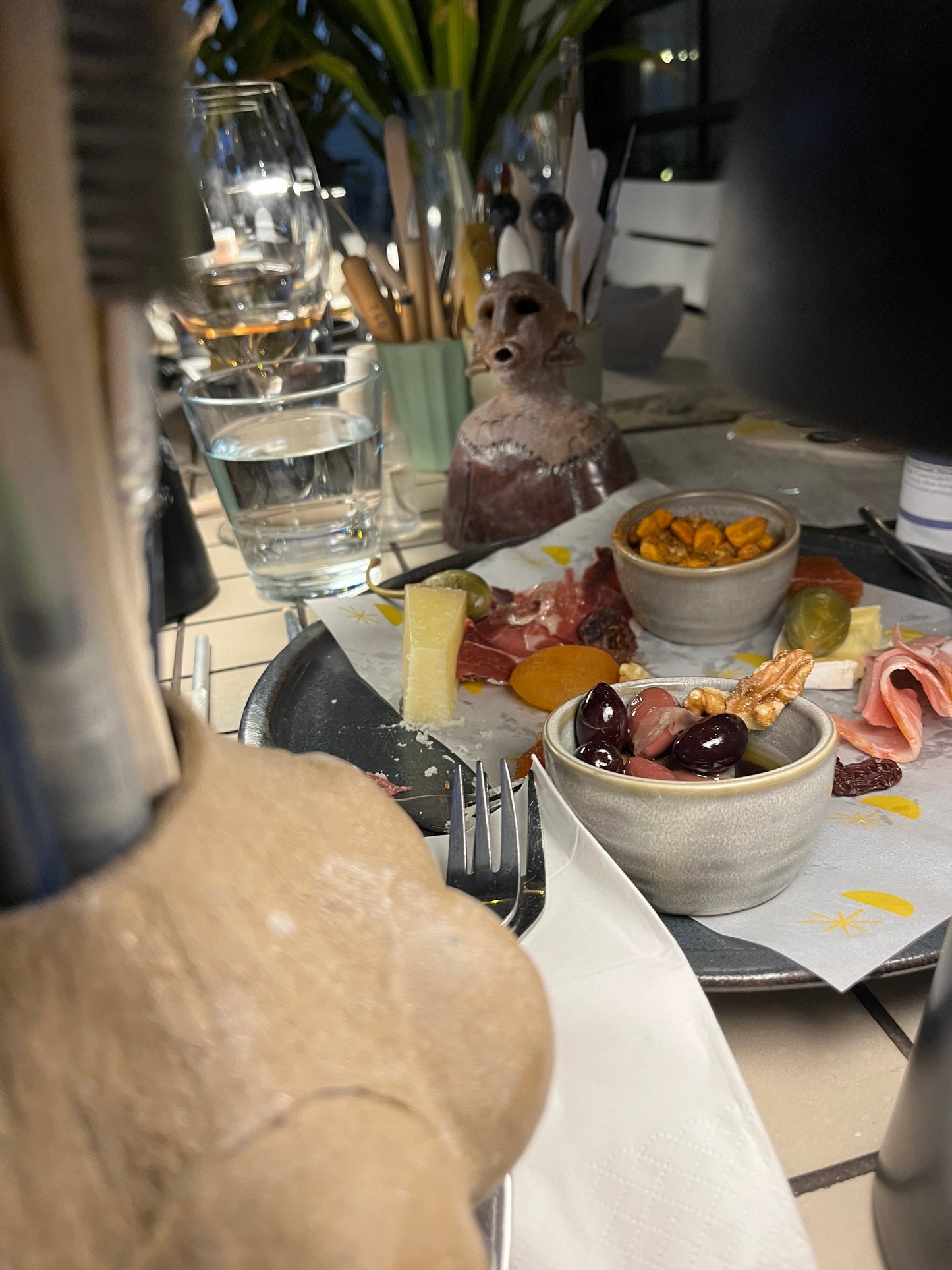 Pottery and Wine