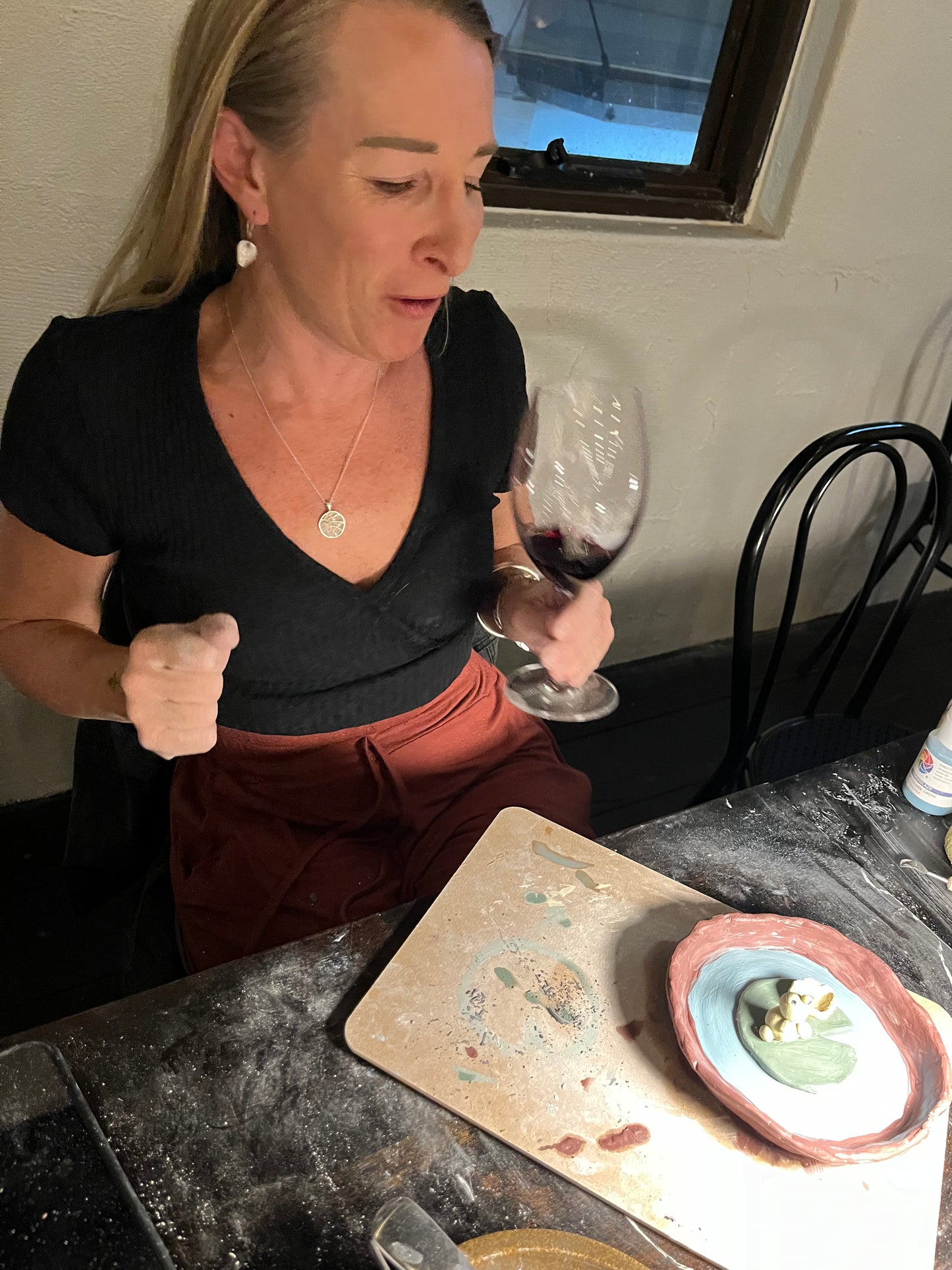 Pottery and Wine