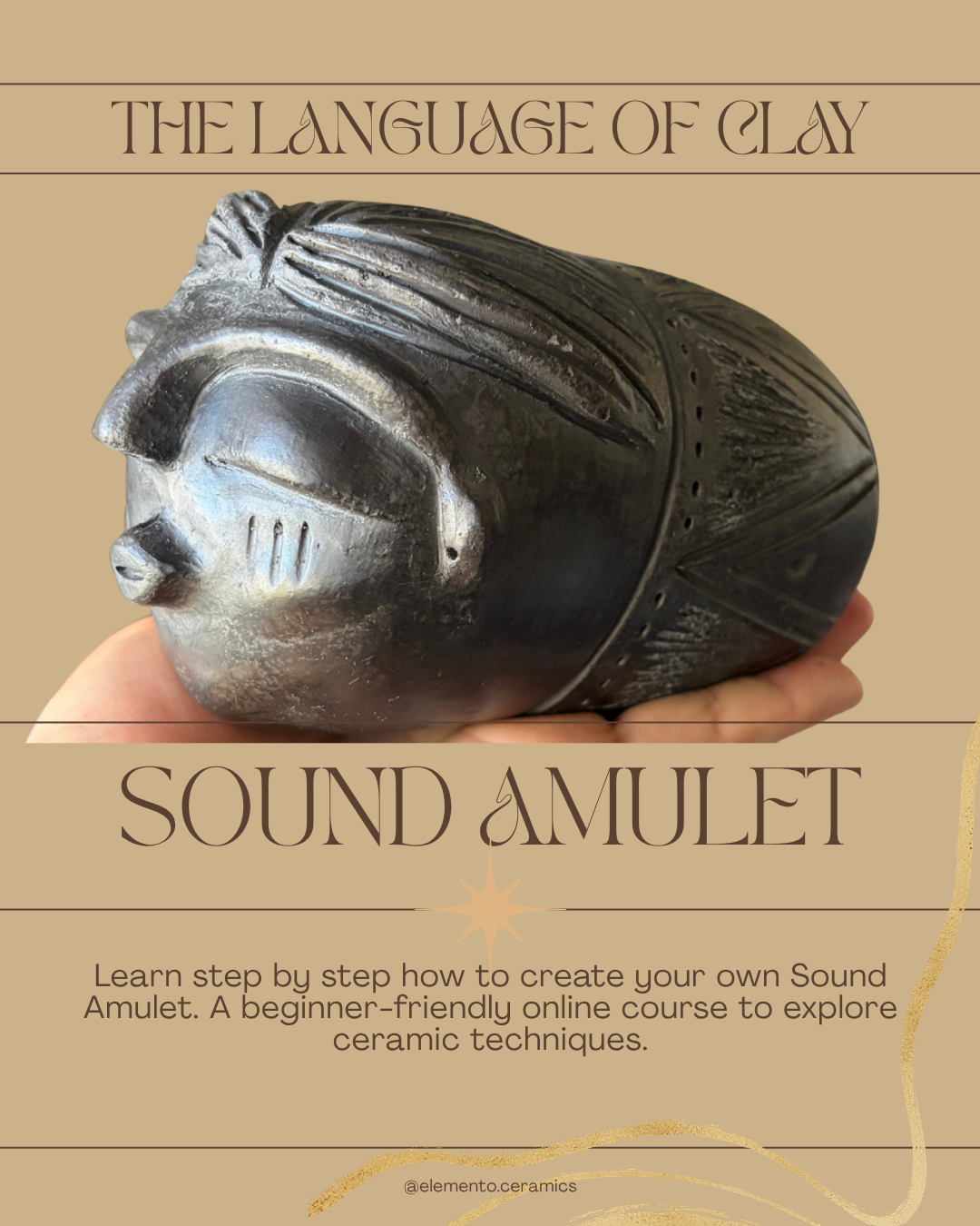 The Language of Clay - 1 Sound Amulet - ONLINE COURSE