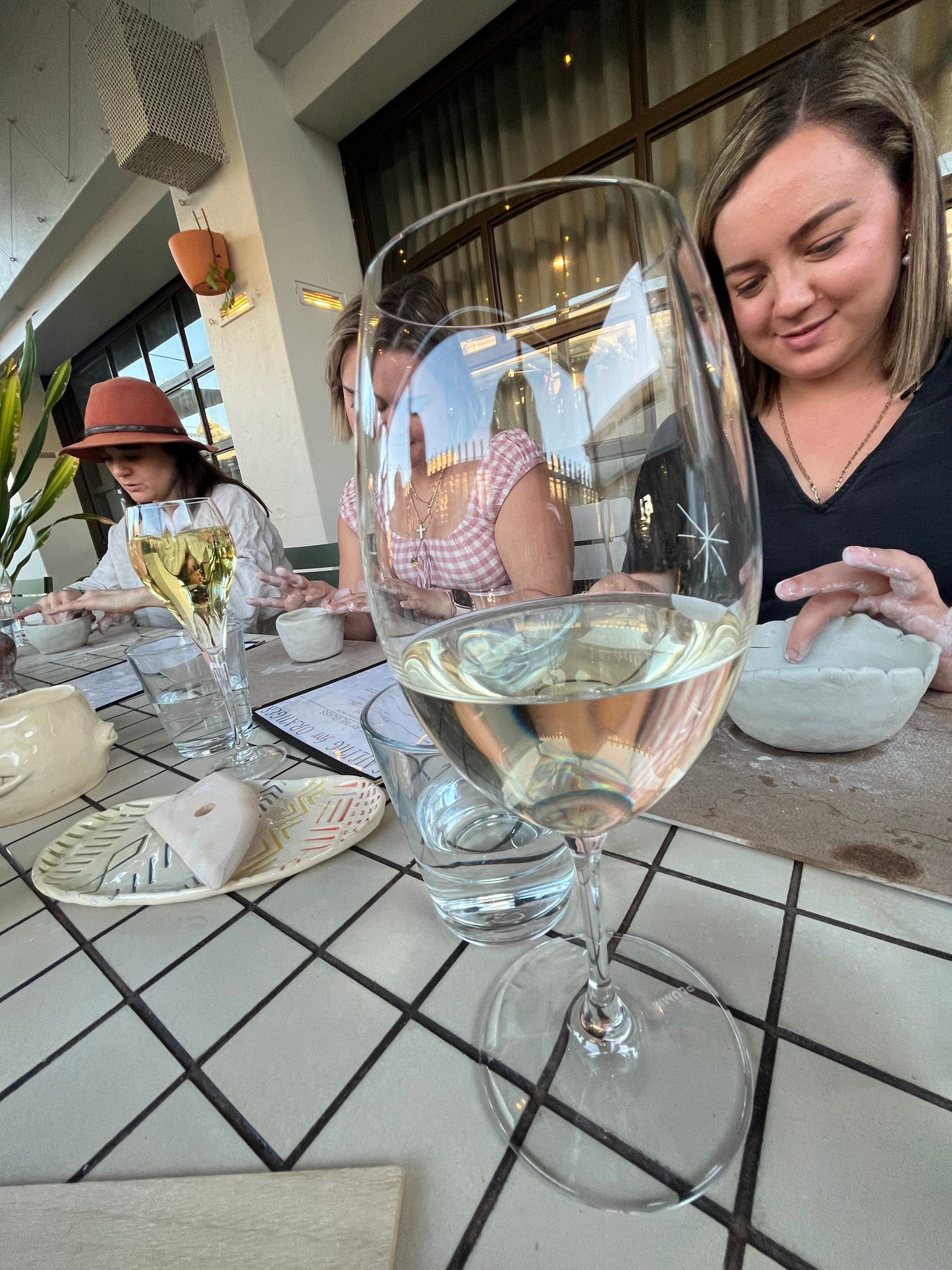 Pottery and Wine