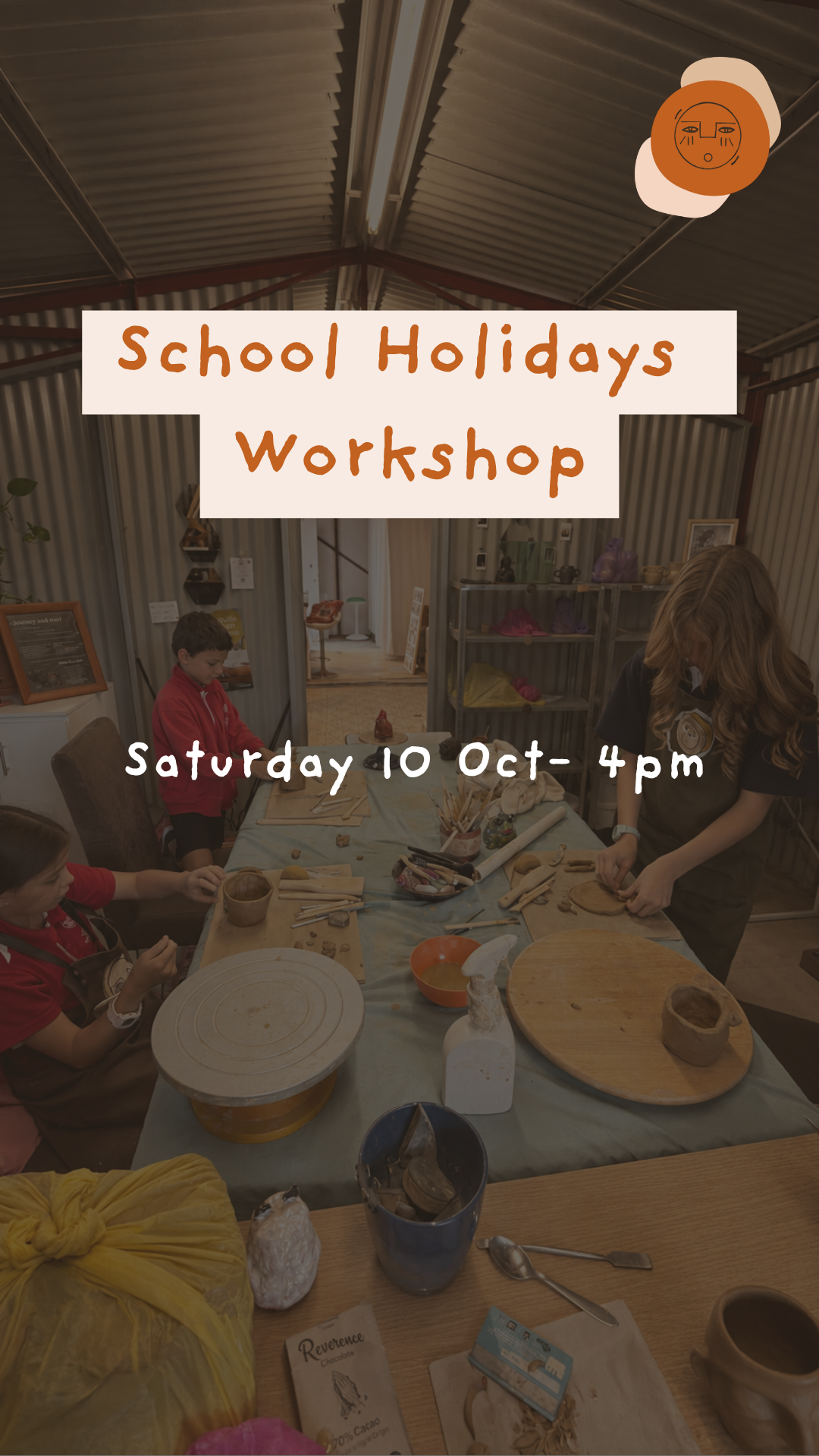 School Holidays Kids Workshop 10th Oct 2026 - 4pm