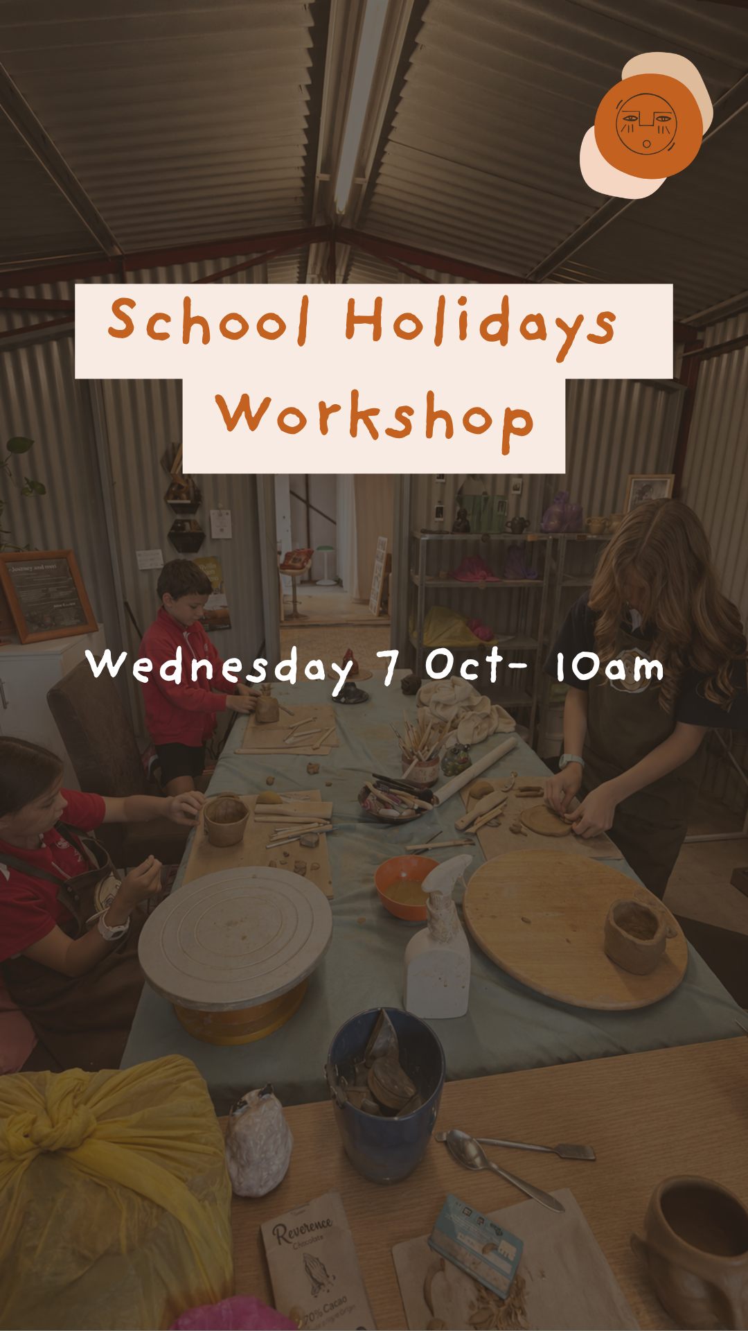 School Holidays Kids Workshop 7th Oct 2026 - 10 am