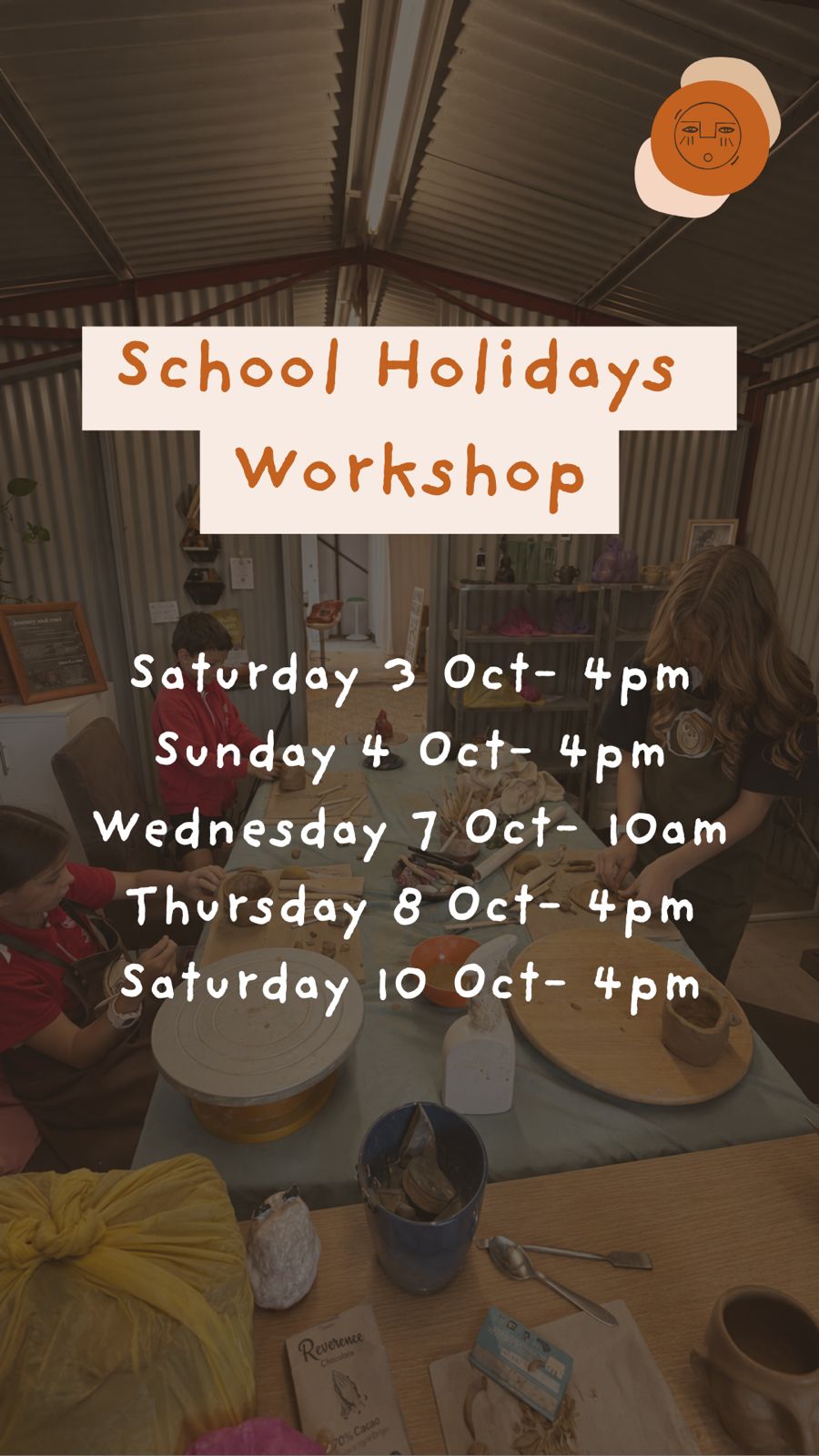 School Holiday Kids Workshop Oct 2026